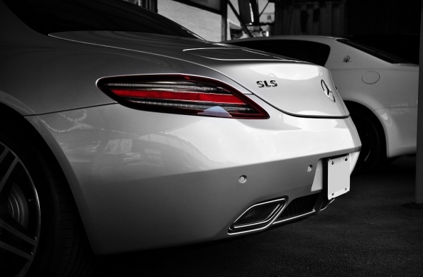 Mercedes Benz 賓士鷗翼 SLS AMG 深坑街拍