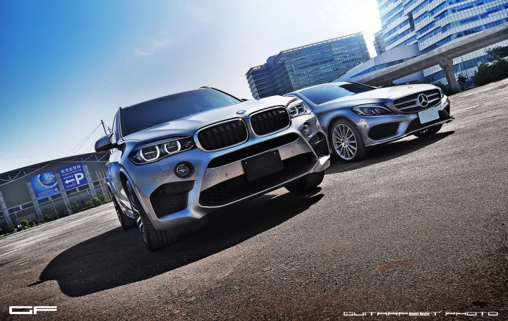 –夢幻五馬– BMW F85 X5M & Mercedes Benz W205 C250 同場開箱拍攝