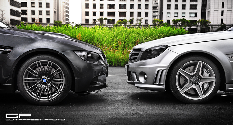 –瑜亮東西軍– BMW E92 M3 vs Mercedes Benz W204 C63 AMG