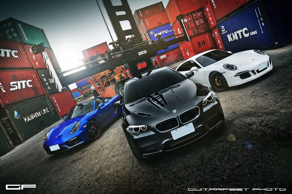–痞子英雄– BMW F10 M5 & Porsche 991 GTS 重裝開箱拍攝