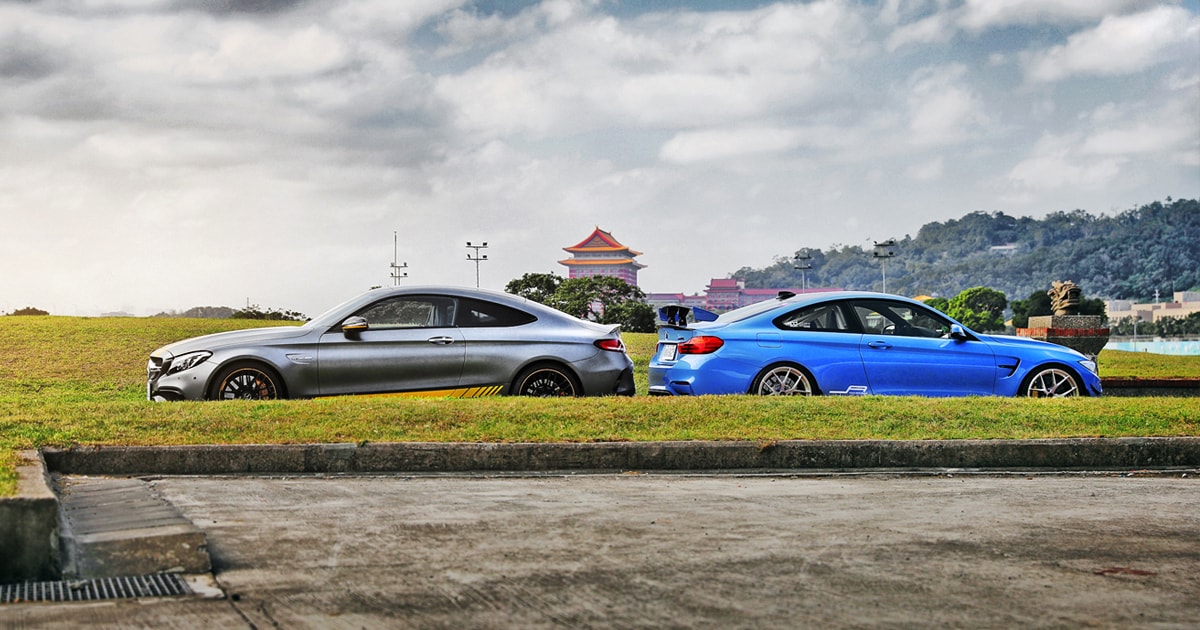 –MC Hot 鬥– 賓士C63s Coupe ED1 vs BMW M4 瑜亮爭鋒拍攝分享 By 吉他腳GuitarFeet