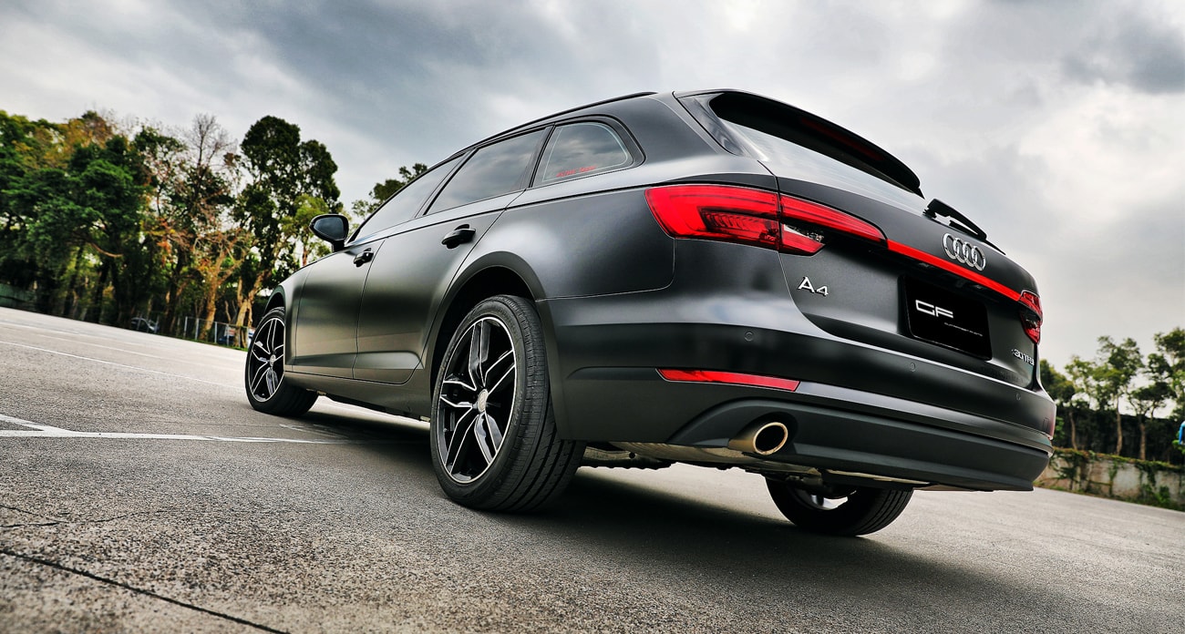 Audi B9 A4 Avant 絲綢黑 貼膜小記拍攝 By 吉他腳GuitarFeet