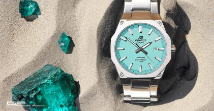 親民Tiffany藍 – CASIO EFR-S108D-2BV 腕錶簡易開箱 By 吉他腳 GuitarFeet